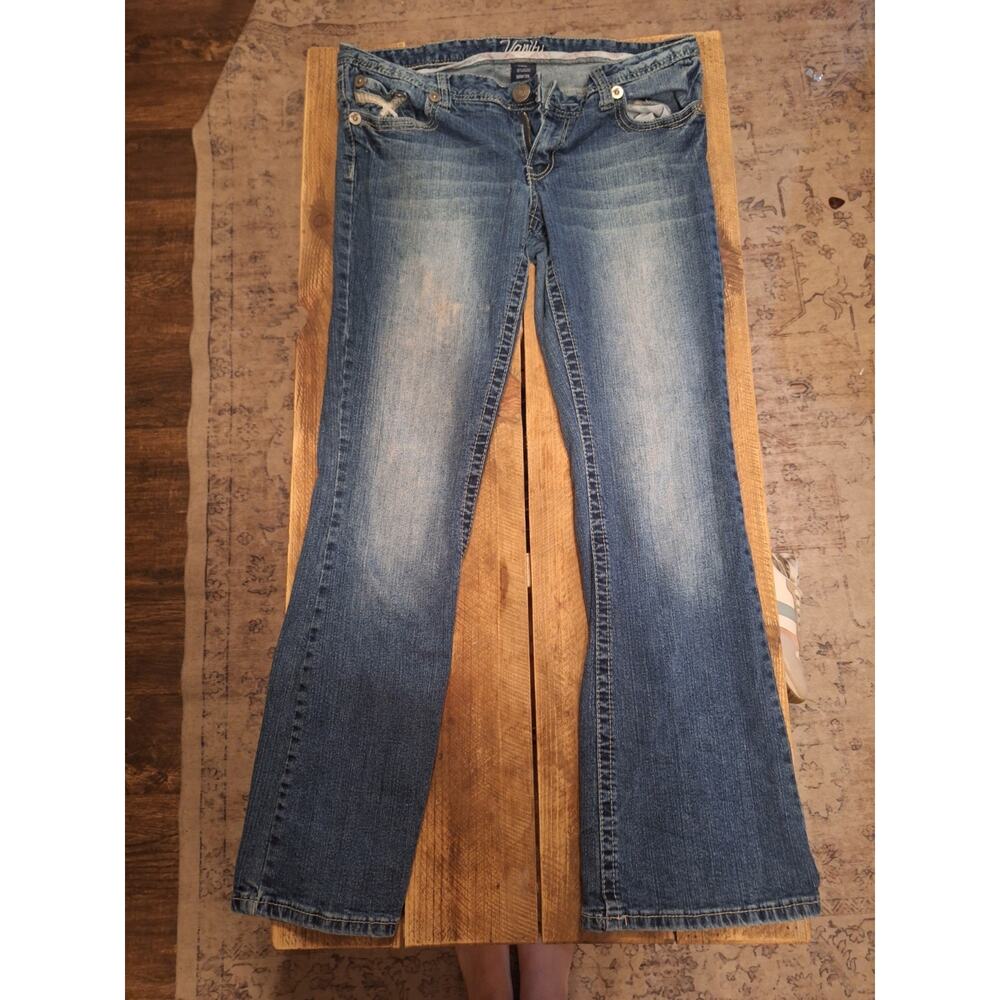 Vanity Jeans Women's 34x30 Blue Denim Dakota Flare Bootcut